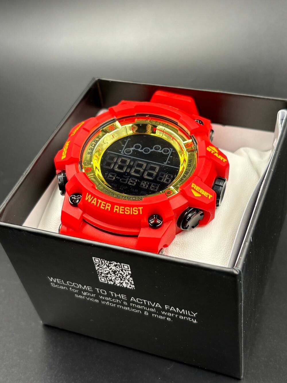 Activa x Invicta Summit X 50mm Unisex Digital Sport Watch Red New in Box